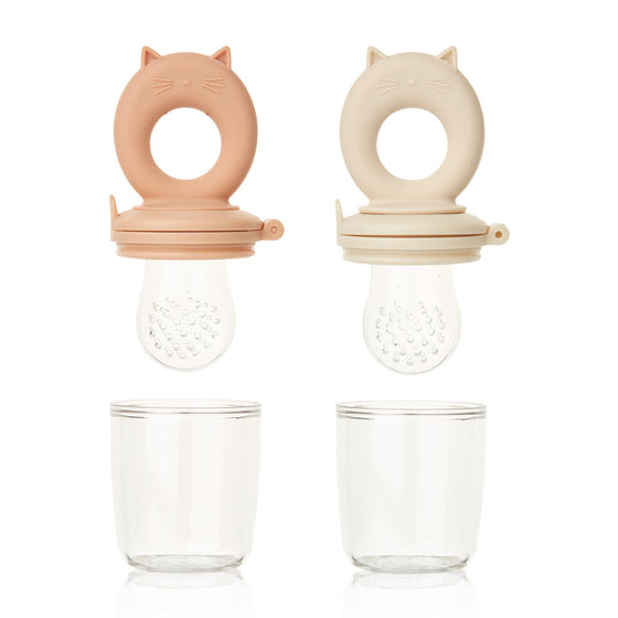 Liewood Miranda Food Feeder Set Tuscany rose Apple blossom