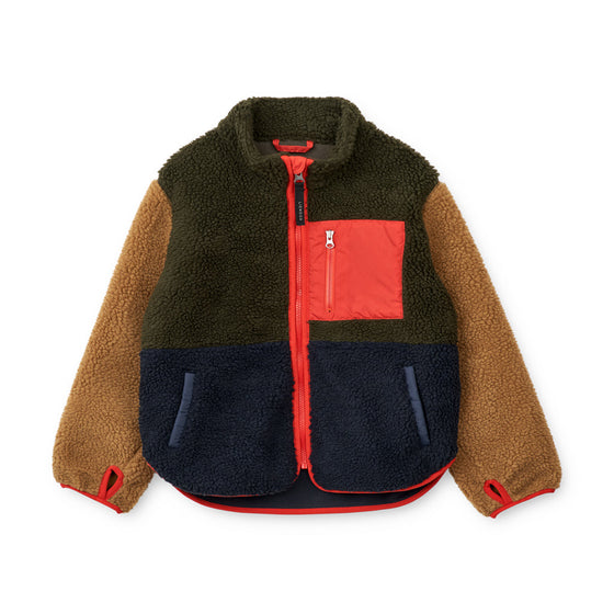 Liewood Nolan Sherpa Jacket Army