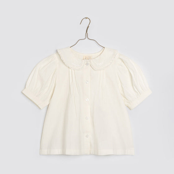 Little Cotton Clothes Organic Gabriella Blouse White