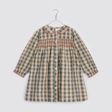  Little Cotton Clothes Organic Smocked Kate Dress Gingham Fog
