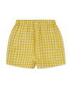 Matona Classic Shorts yellow gingham