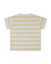 Matona Womens Essential T Shirt yellow stripes