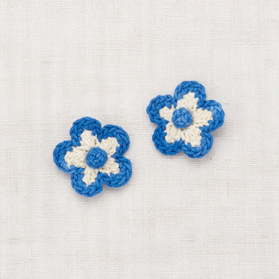 Misha Puff Medium Flower Clip Set Nile