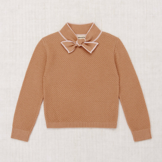 Misha and Puff Bow Scout Sweater Rose Gold