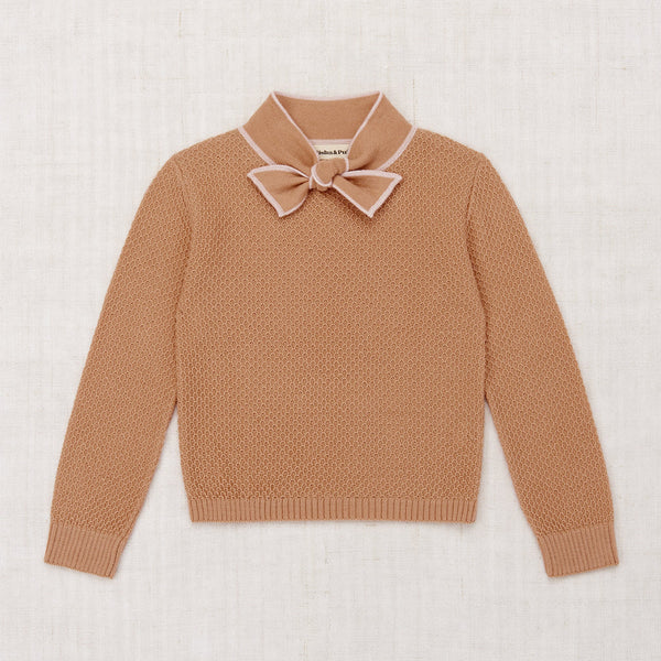 Bow Scout Sweater - Rose Gold