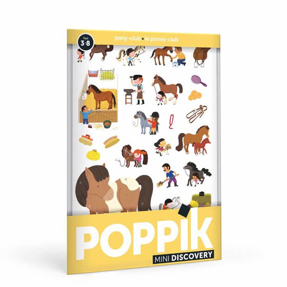 Mini Discovery Poster & Stickers - Pony Club