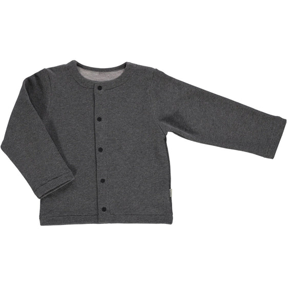 Poudre Organic Cardigan CAMOMILLE Anthracite