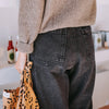 Poudre Organic Jeans CAROTTE Black Denim