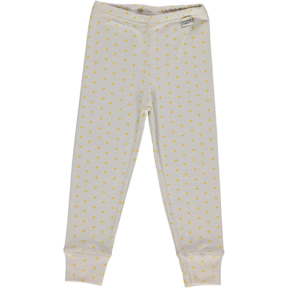 Poudre Organic Leggings Basilic Hearts Mimosa