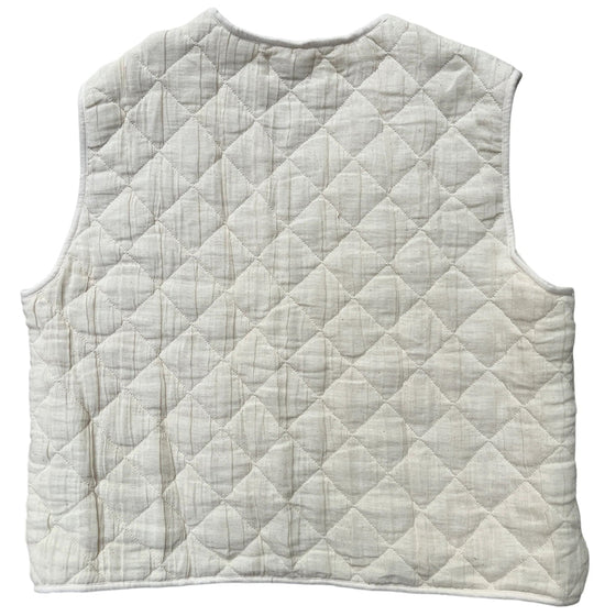 Poudre Organic Quilted Vest AVOINE Natural
