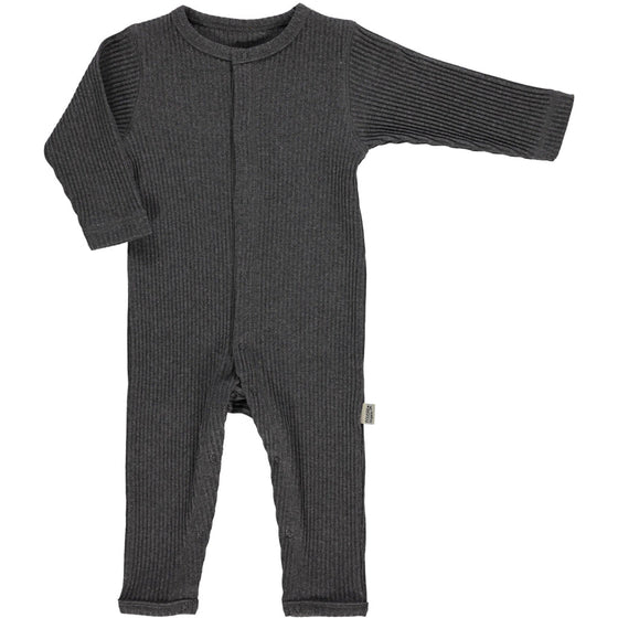 Poudre Organic Ribbed Onesie AIRELLE Anthracite