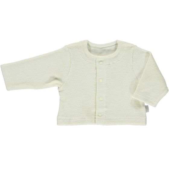 Poudre Organic Terry Baby Cardigan Melisse
