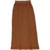 Poudre Organic Womens Ribbed Skirt Cosmos Nuthatch