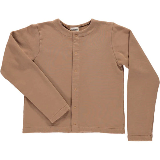Poudre Organic Womens Sweater Cardigan Camomille Nuthatch