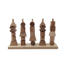  Wooden Stacking Toy - Natural