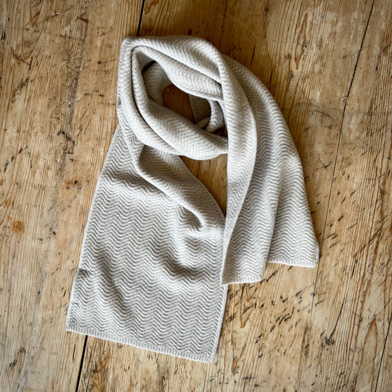 Sheep by the Sea Cashmere Merino Wool Scarf