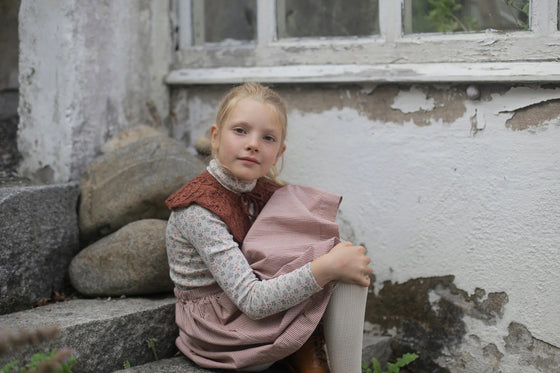 Soor Ploom Snap Turtleneck Meadow Print Eucalyptus