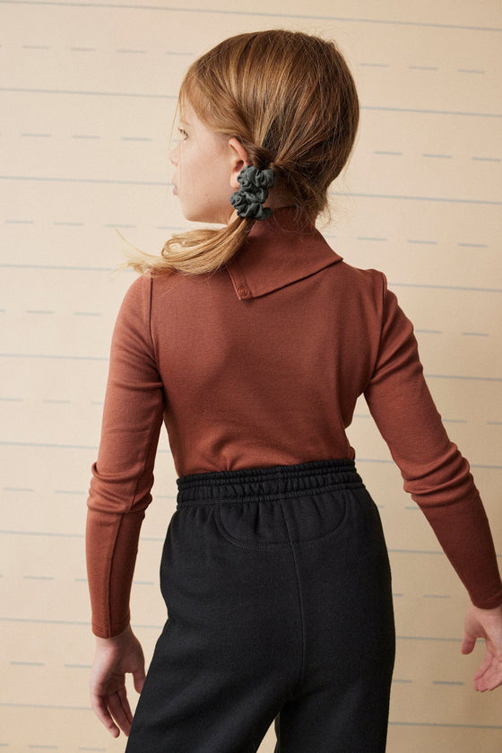 Soor Ploom Snap Turtleneck Terracotta