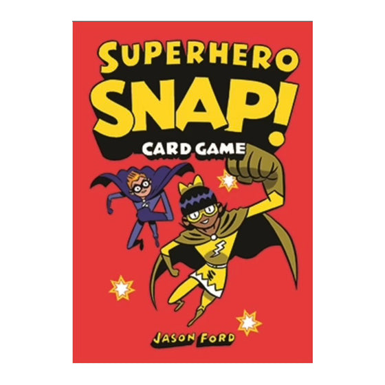 Superhero snap card game
