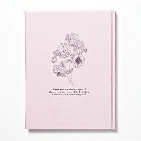 The Flower Year - A Colouring Book