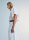 The New Society Abbott Womans Lace Blouse Off White