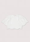 The New Society Abbott Womans Lace Blouse Off White