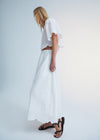 The New Society Abbott Womans Lace Skirt Off White