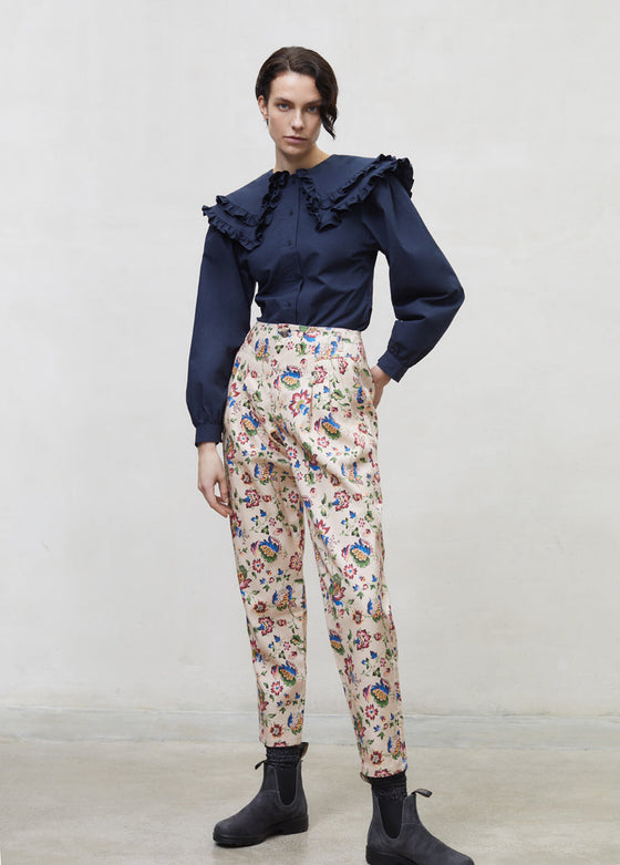 The New Society Jimena Woman Blouse Space Blue