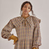 The New Society Womens Benerice Dress Multicolor Check