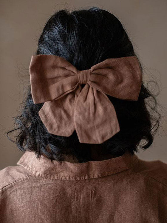 The Simple Folk Womens The Old Fashioned Bow Cinnamon