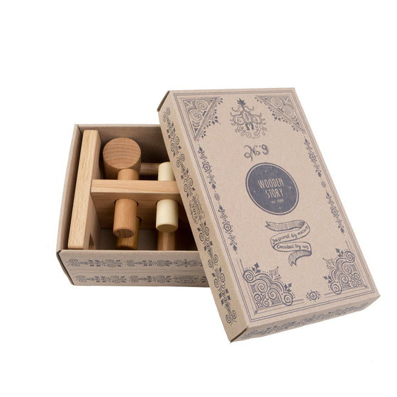 Wooden Story Pound a Peg Natural