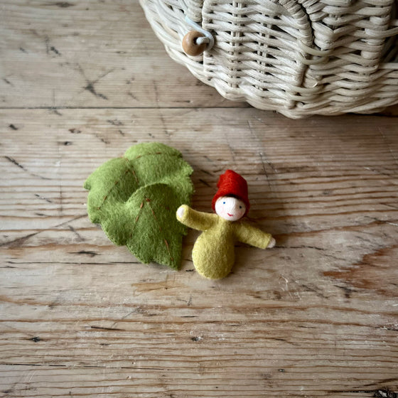 ambrosius handmade wool gnome baby