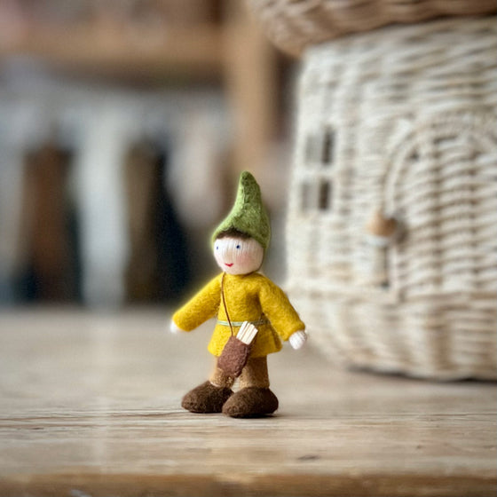 ambrosius handmade wool gnome boy