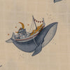 konges slojd organic cotton muslin cloths 3 pack whale boat