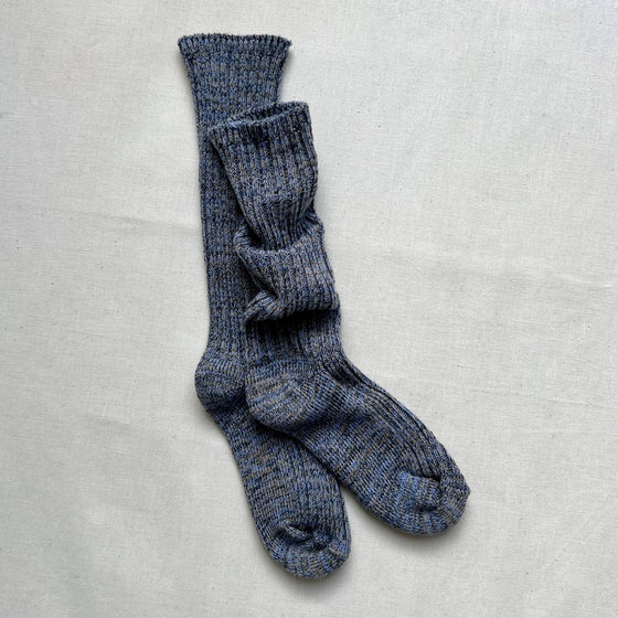 Cotton Sock - Stone Blue
