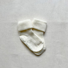  Wool Baby Sock - Cream