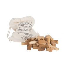  Wooden Story - Natural Wooden Blocks in Sack