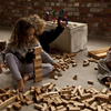 Wooden Story - Natural Wooden Blocks in Sack