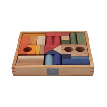  Wooden Story - Rainbow Blocks in Tray - 30 pieces