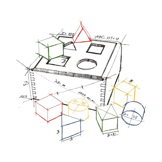 Wooden Shape Sorter Box