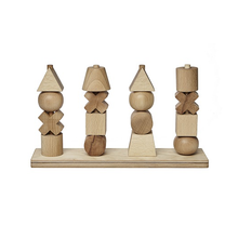  Wooden Story - Wooden Stacking Toy XL - Natural