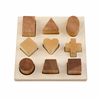 Wooden Shape Sorter Board - Natural